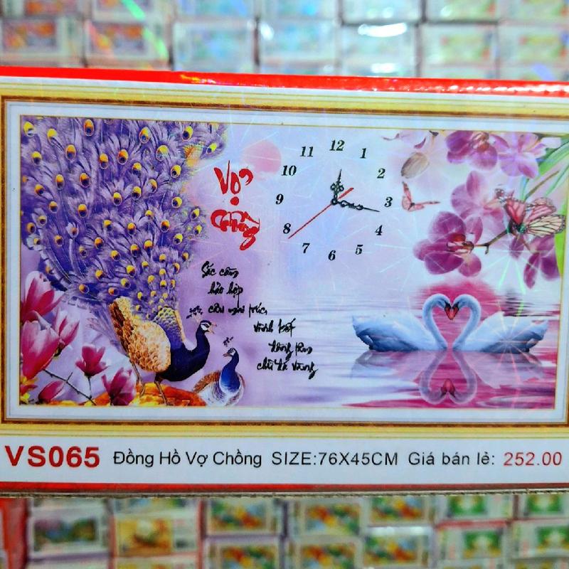  tranh đính đá vợ chồng. vs065. kích thước 76x45Đầy Đủ ĐÁ và dụng cụ gắn đá Phòng Khách Decor Phòng Decor Tường Thêu Chữ Làm Đồ Handmade 