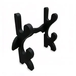 Tatakan / stand / rak penyimpanan pisau 2 tingkat di dinding