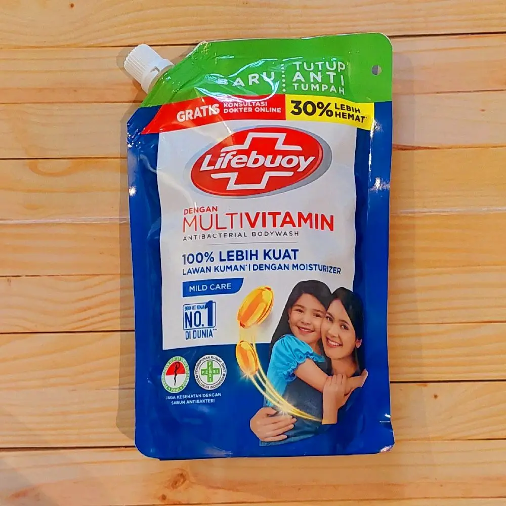 Sabun Lifebuoy Cair/Liquid Mild Care 400 ml Refill