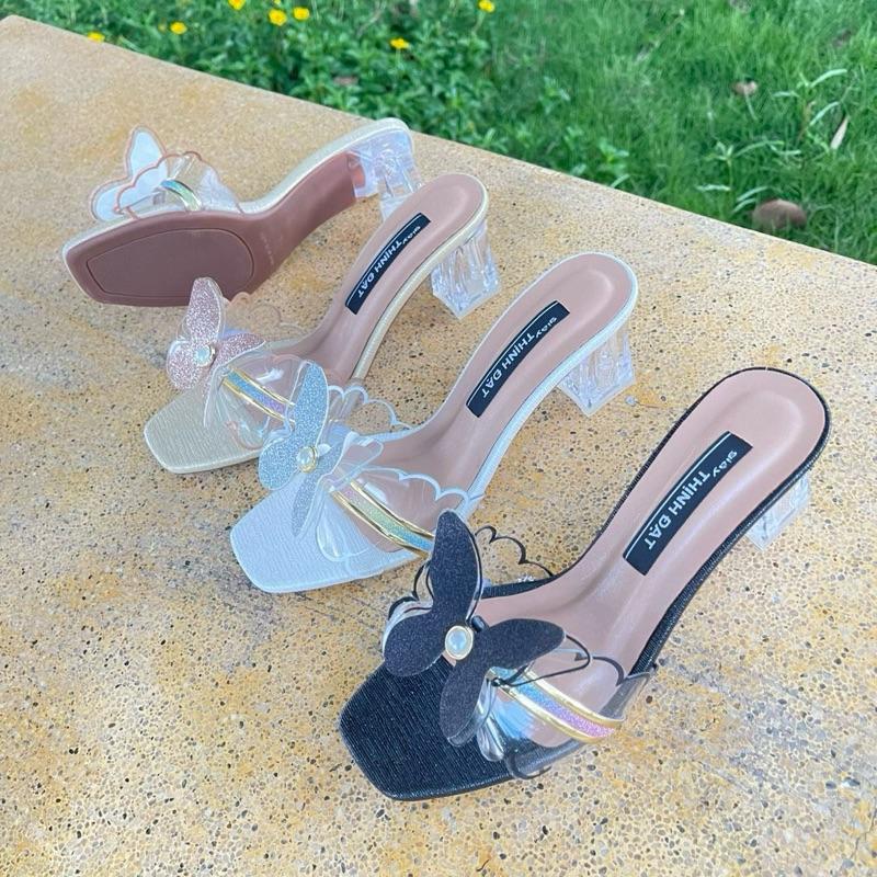 [A15] THỊNH ĐẠT SHOES (35-41), DÉP MŨI VUÔNG - QUAI BƯỚM TIÊN NỮ DỄ THƯƠNG SANG TRỌNG - DỄ DÀNG PHỐI ĐỒ, LÊN PHỐ
