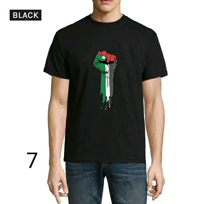 Kaffie Kaos Dewasa Kepal Palestine Katun Motif Nyaman