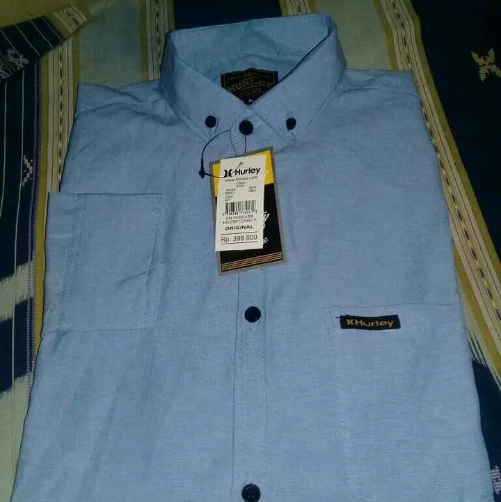Kemeja Pria Panjang Warna Sky Blue Biru Langit Dewasa Kantor Formal Casual Cowok Baju Katun oxspot Dewasa 3