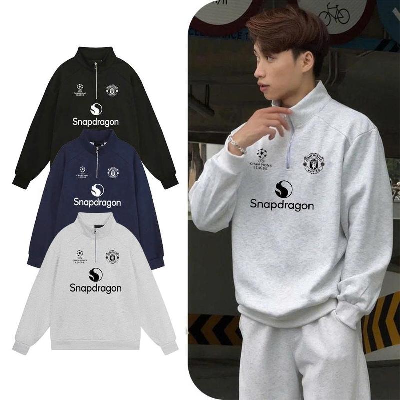   MAU2-CTRU  - Áo nỉ cổ trụ form rộng unisex CLB HOT HOT – basic mà cuốn hút ấm áp cho mùa lạnh | Size 35–80kg 