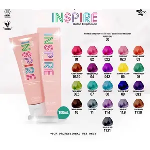 Inaura color explosion inspire , inaura hair color , inaura color permanent