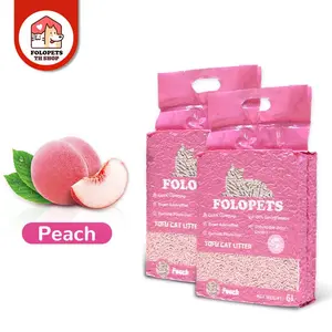 FOLOPETS Pasir Tofu Kucing 6L/2.3KG - Daya Serap Super, Debu Minimal & Bisa Disiram! 4 Aroma Wangi + Ramah Lingkungan (Untuk varian 7L/2.5KG: Pasir Campuran Tofu & Bentonit) soya  tofu  litter tofu  cat  litter pasir  kucing  crystal
