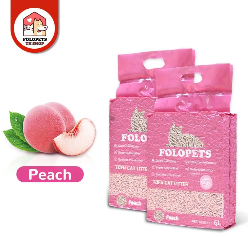 FOLOPETS Pasir Tofu Kucing 6L/2.3KG - Daya Serap Super, Debu Minimal & Bisa Disiram! 4 Aroma Wangi + Ramah Lingkungan (Untuk varian 7L/2.5KG: Pasir Campuran Tofu & Bentonit) soya  tofu  litter tofu  cat  litter pasir  kucing  crystal 0