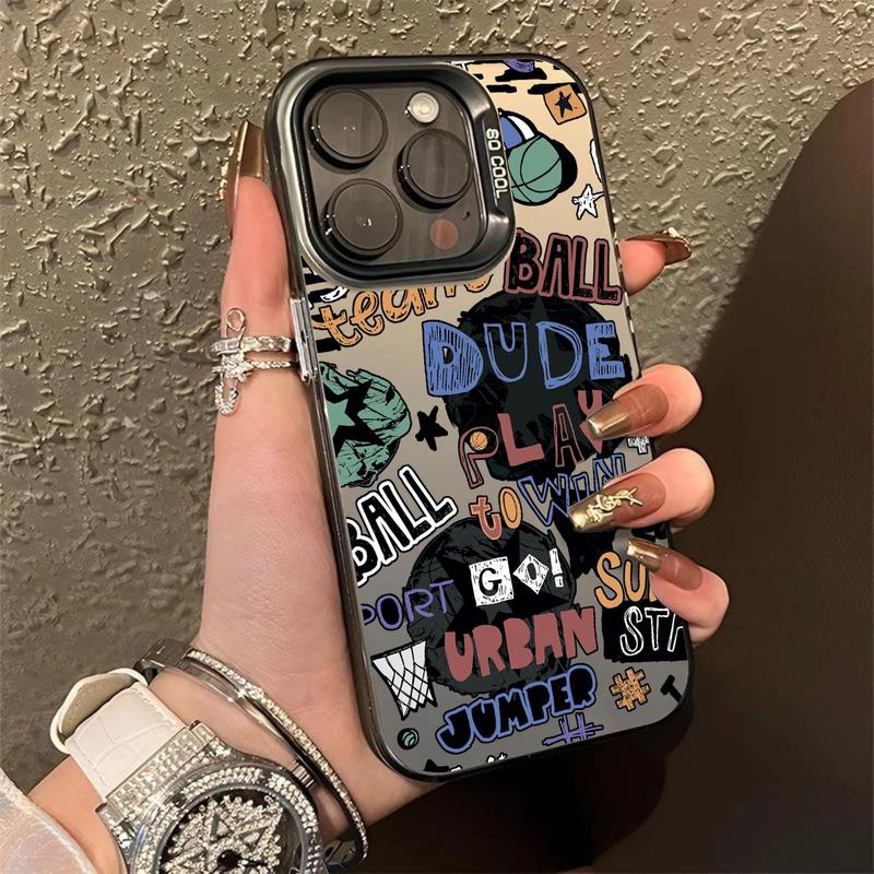 Premium Matte Hard Casing Hp Case Aesthetic Compatible For Iphone 7 8 7plus X Xr 11 12 13 14 15 16 Pro Promax Plus Casing Full Cover Pelindung Handphone RCI505 Softcase Hardcase 5