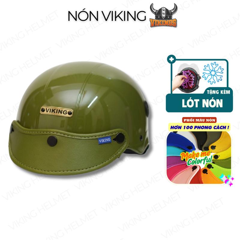 Mũ bảo hiểm VIKING COLOR phối màu đa dạng nam nữ chính hãng, đạt chuẩn Quatest…
