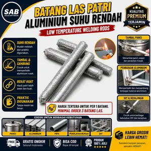 Las Patri Alumunium Bakar Tambal Panci Knalpot Bolong | Las Patri 1 Batang