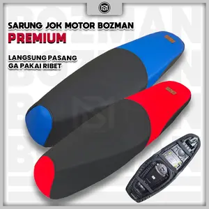 Sarung Jok Motor Bozman Premium Langsung Pasang Anti Ribet Murah Motorcycle