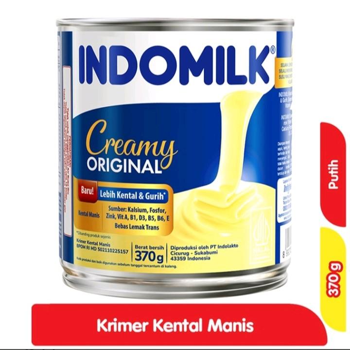 INDOMILK SKM ALL VARIANT DURIAN MUSANG KING,PUTIH,COKLAT KEMASAN  370G Food Asli Baking 5