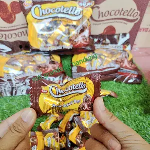 Chocotello Cokelat Krispi 40pcs BPOM Halal - Bola, Cemilan Chocolate Coklat Snack Makanan Food Ball