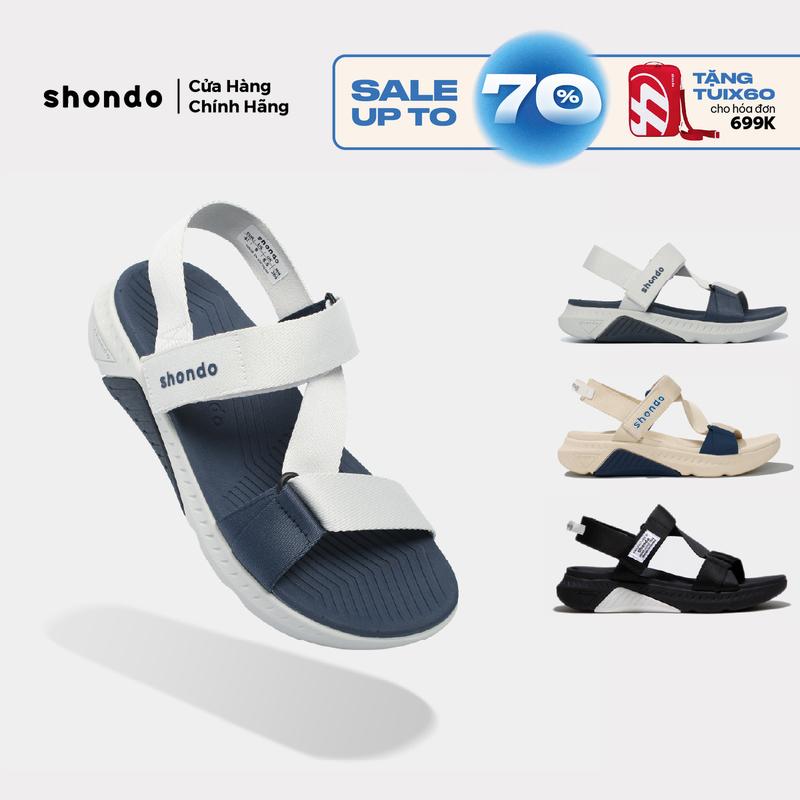 Giày Sandal Nam Nữ F7R Thoải Mái, Nhẹ Êm Shondo Nhiều Màu