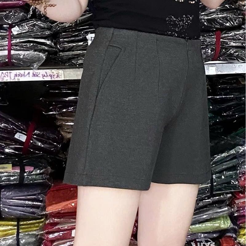 TPQ27 M-8XL Quần Đùi Nữ Đen+ ĐỎ + XÁM LƯNG THẤP Thun 4C 100% Cotton THẦN THÁNH Thương Hiệu TuyenPhan Bigsize