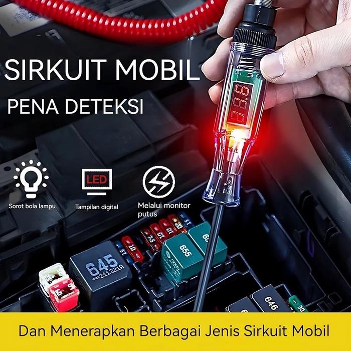 Penguji Promo Penguji Sirkuit Otomotif dengan Layar Digital 6V-24V, Panjang ...