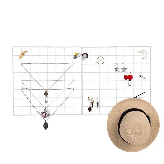 COD Rak Besi grid wire mesh 35x35 cm Kandang Kucing Anjing Kelinci Grid Wall Notice Board Memo 3