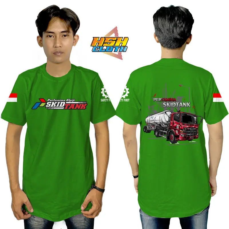 Baju Kaos Distro Pertamina Skidtank Elpiji Limited Perusahaan Bisa Custom - HSHCloth 2