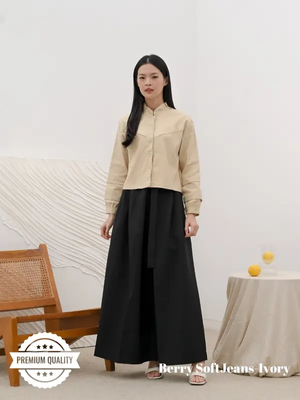 Cammomile NEW BERRY EMERY outer corduray lengan polos 2307011 atasan wanita kekinian jaket wanita korean style 1