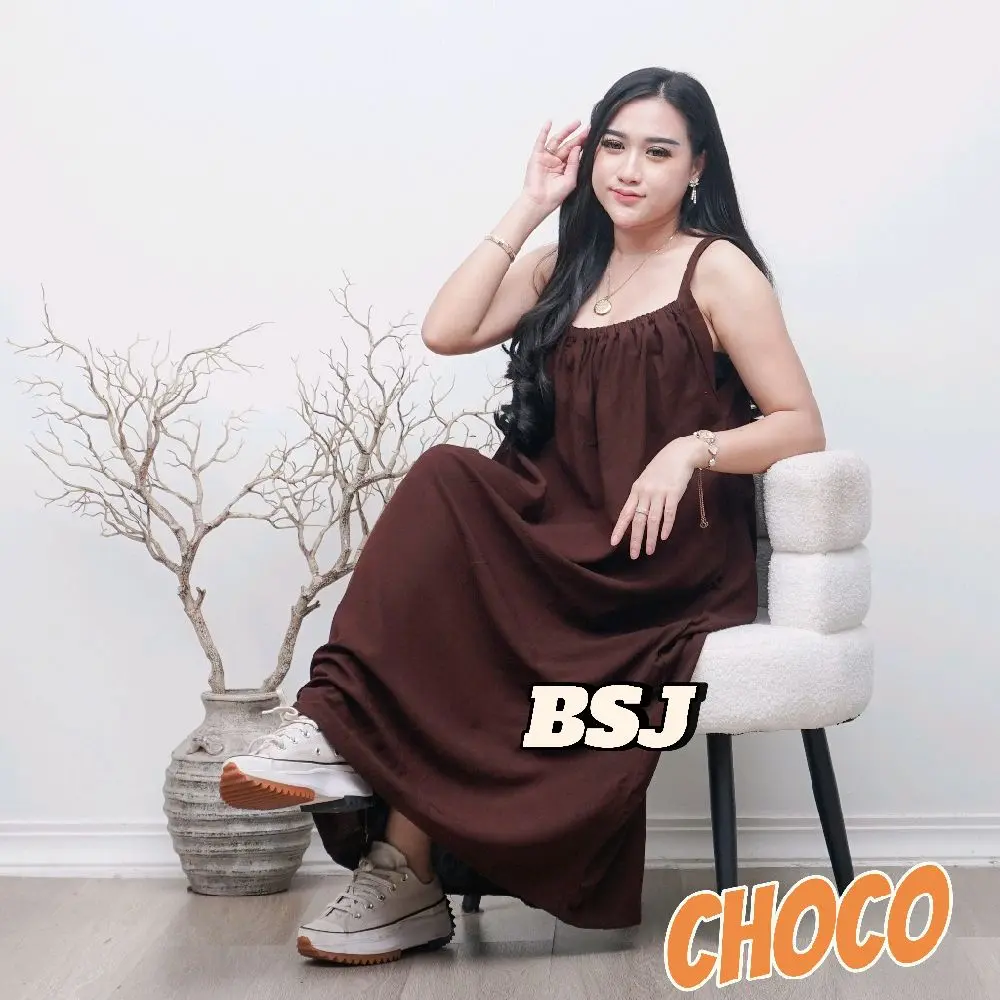 DRESS RAYON SUPER PREMIUM KENSI JUMBO MAX BB 90 KG... ADEM LEMBUT NYAMAN DI PAKAI