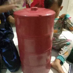 Yoi - Rak Tudung Saji Food Cover Multi Layers Penutup Makanan / Melindungi Makanan Dari Debu Dan Kuman / Rak Penyimpanan Makanan 4 Susun