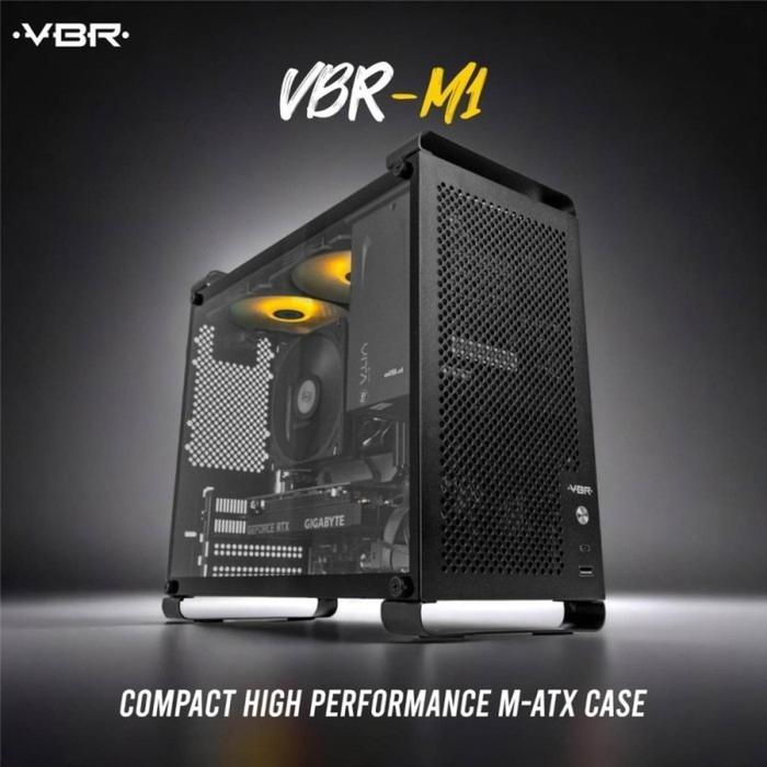 Gambar VBR M1 - Micro ATX Mini Gaming Case - Black dari JnJ Online Kota Administrasi Jakarta Pusat Tokopedia