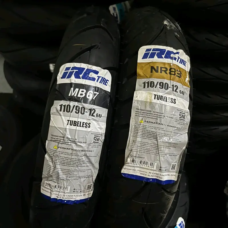 BAN IRC 110/90-12 TYPE MB67 NR83 ECOTRAX BAN DONAT SCOOPY BELAKANG 0