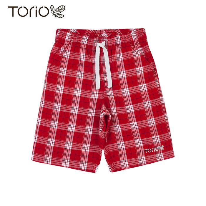 Gambar TORIO Red Check Bermuda Short - Celana Pendek Anak Laki-laki dari Torio Kota Administrasi Jakarta Barat Tokopedia