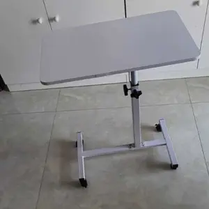 [Catatan:Hadiah gratis adalah layanan purna jual. Hadiah gratis kirim 24 jam, rusak ganti baru!]FU Meja Laptop Lipat Meja laptop/belajar lipat portabel berroda dapat disesuaikan