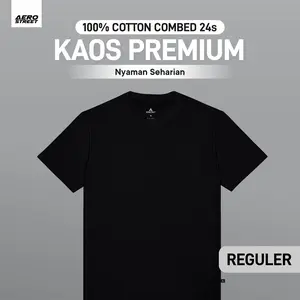Aerostreet T Shirt Polos Gelap Kaos T-Shirt Tshirt KAAAA