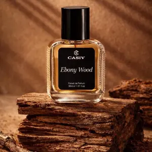 CASIV Ebony Wood Parfum Pria dan Wanita (Unisex) 30ml - Aroma Kayu Mewah & Tahan Lama Wangi