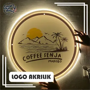 LOGO INDOOR PLANG LOGO TOKO / LOGO SIGN AKRILIK / LOGO AKRILIK + LED / PAPAN AKRILIK LOGO / LOGO