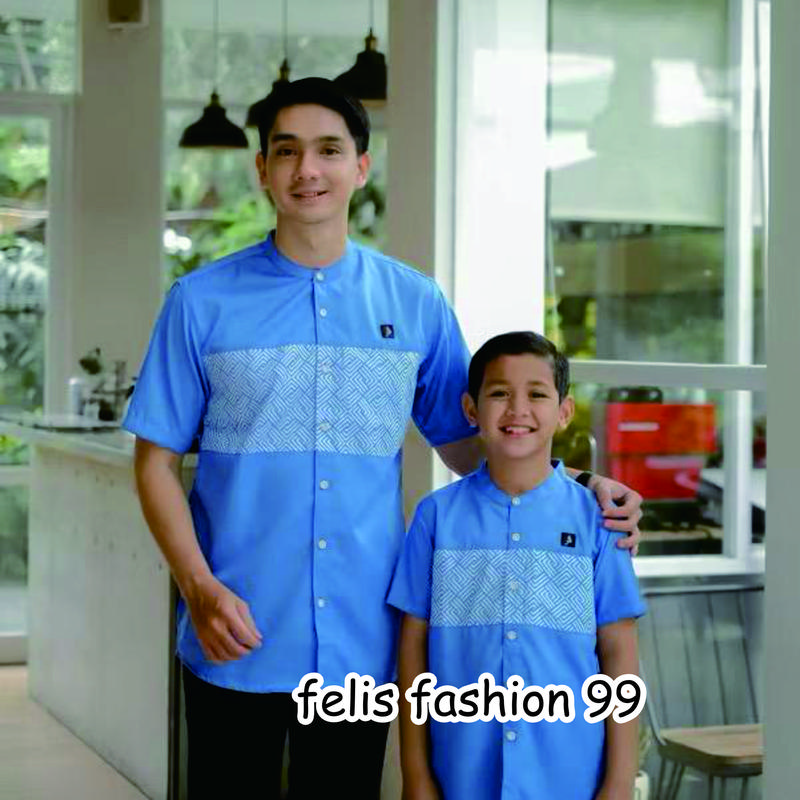 BAJU KOKO COUPLE AYAH DAN ANAK LAKI-LAKI KEMKO KOKO AYAH DAN ANAK FELIS FASHION 99 3