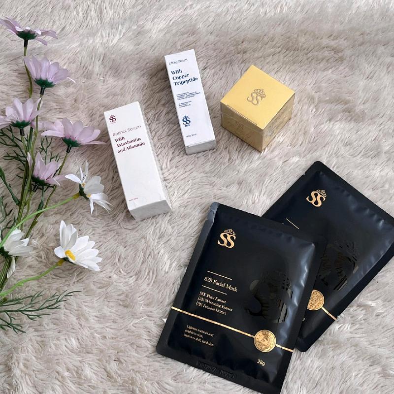 CRB - SSSKIN 833 Facial Mask // Masker Wajah Glowing Kulit Bersinar 4