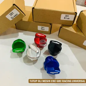 Tutup Oli Mesin Full CNC Import GRC Racing / Engine Oil Cap Cnc Universal HND YMH