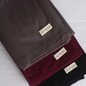 Pashmina Kaos Malay Hijab Katun Rayon Premium 180x75cm