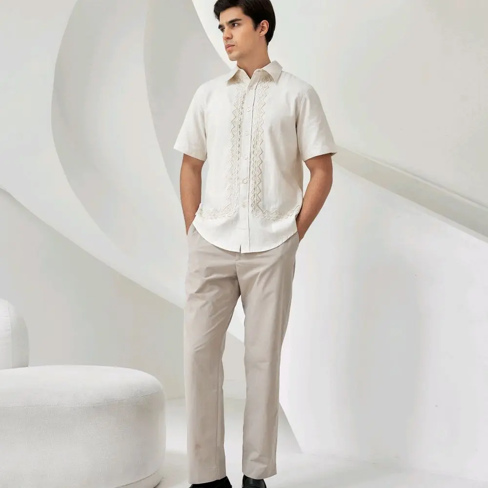 MINEWEAR - CAKRA RAYA MEN SHIRT CREAM