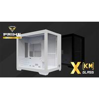 Gambar CASING PRIME GAMING X-[KM] Glass - mATX Case Tempered Glass - Hitam dari Techno Computer Bali Kota Denpasar 2 Tokopedia