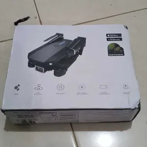 【BISA COD】COOVAK Drone E88 Lipat Mini Drone Kamera HD 4K WiFi FPV RC Quadcopter Drone Murah Terbaik Stabil Gyro Altitude Hold Headless Mode Cocok Pemula Mainan Anak Terlaris Portable Android iOS Kamera Udara HD Live Camera Foto Remote