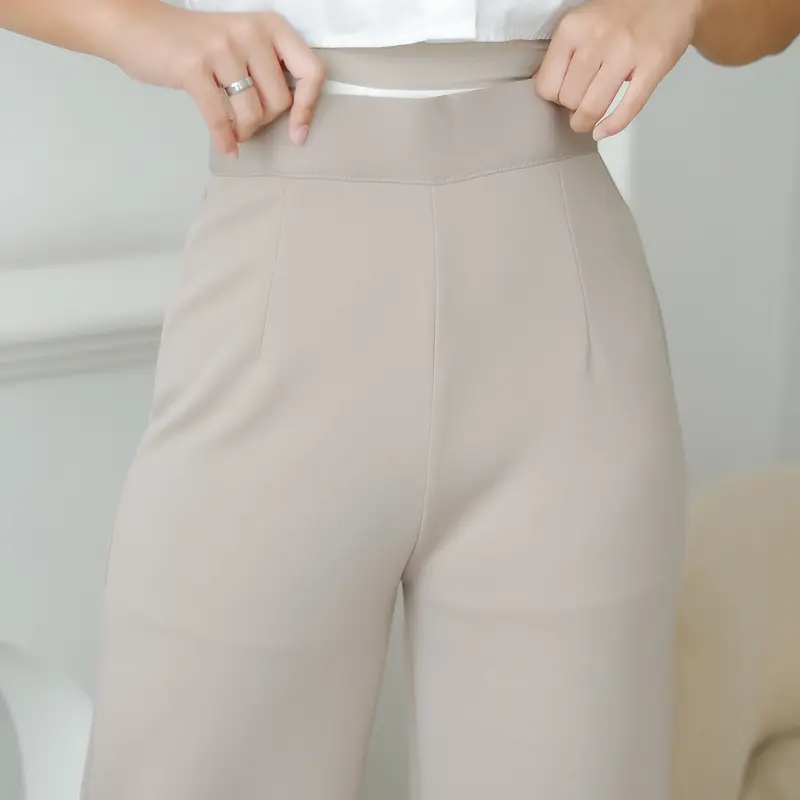 AHLAMI - KIM CULLOTE PANTS HW HIGHTWAIST CULLOTE PANTS CELANA KULOT SCUBA PREMIUM CELANA KULOT CELANA KANTOR 1