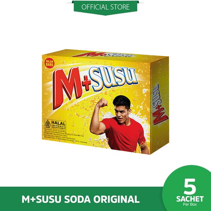 Gambar M+SUSU rasa Original Minuman Energi Serbuk dari AMH Official Shop Kota Administrasi Jakarta Barat Tokopedia