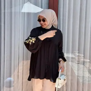 GAGE-Shaina Atasan Hanum Blouse Wanita Bahan Rayon