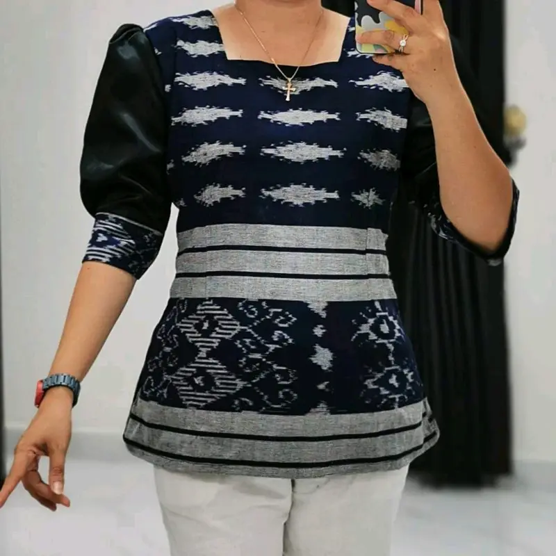 blus tenun jepara mix toyobo 3