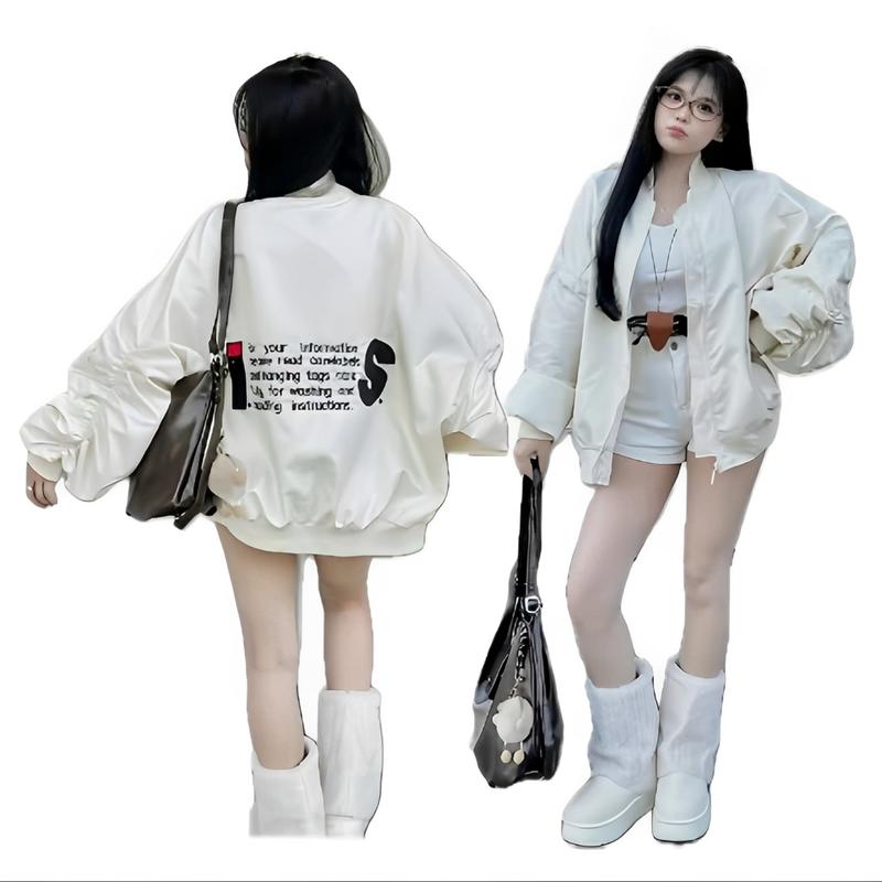 [ DEAL MẪU MỚI ] Áo Khoác Bomber Jacket Tay Nhún Nam nữ V1 Thêu Full Chữ - Áo Khoác Gió Bomber Dù Tay Nhún V1 Fom Rộng Siêu Xinh 2025