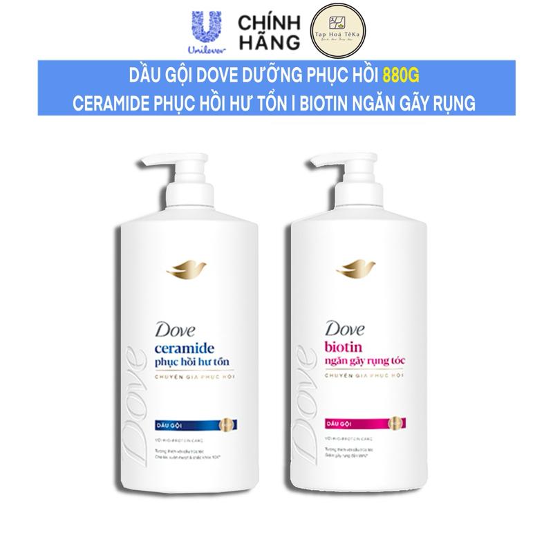  Dầu Gội Dove Hỗ Trợ Nuôi Dưỡng Tóc 880G Phục Hồi Hư Tổn | Ngăn Gãy Rụng 