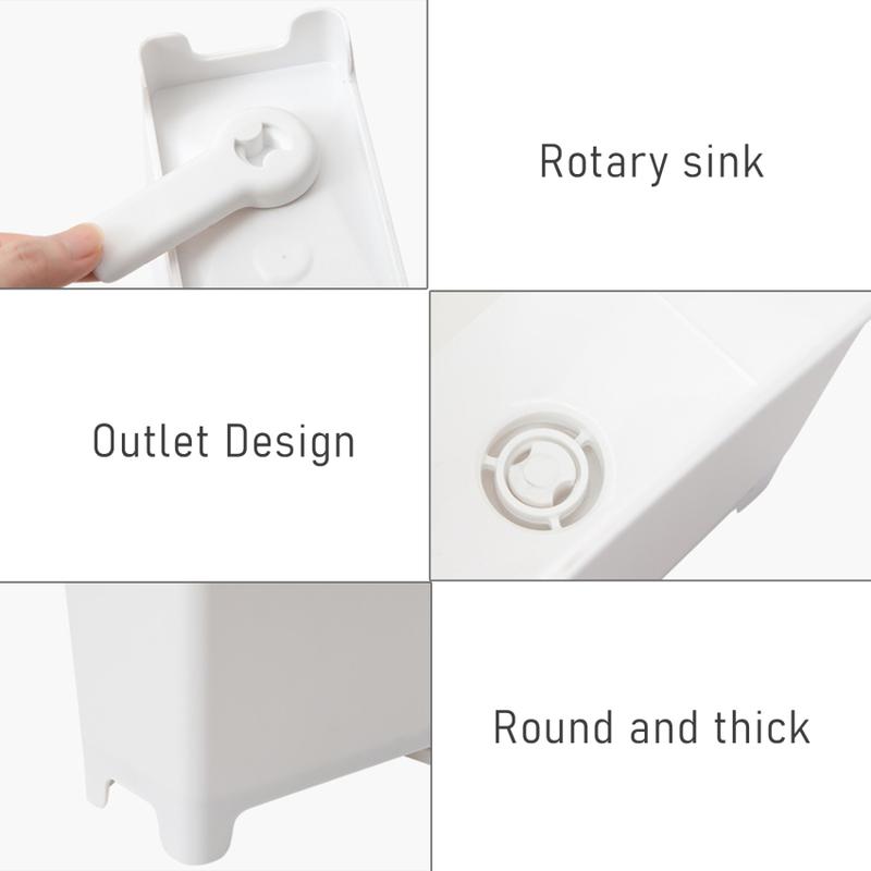Product Introduction of Kitchen trash can sink kitchen waste drain bucket food residue soup filter drainable trash can storage bucket 10