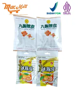 HALAL Bai Guo Manisan Kulit Jeruk Madu 25gr / Kulit Jeruk Kering Manis Asin Asem Enak & Kulit Jeruk Asin A1