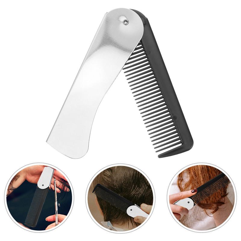 Product Introduction of Hair Salon Comb Folding Comb Travel Comb Hair Comb for Travel Foldable Comb Gift Haircare Heatless Daily Durable Stainless 4