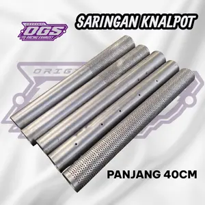 SARINGAN KNALPOT FULL SETENGAH BOR SARTENGBOR INLET 38MM OUT 38 45 50MM MOTOR MATIC PANJANG 40CM