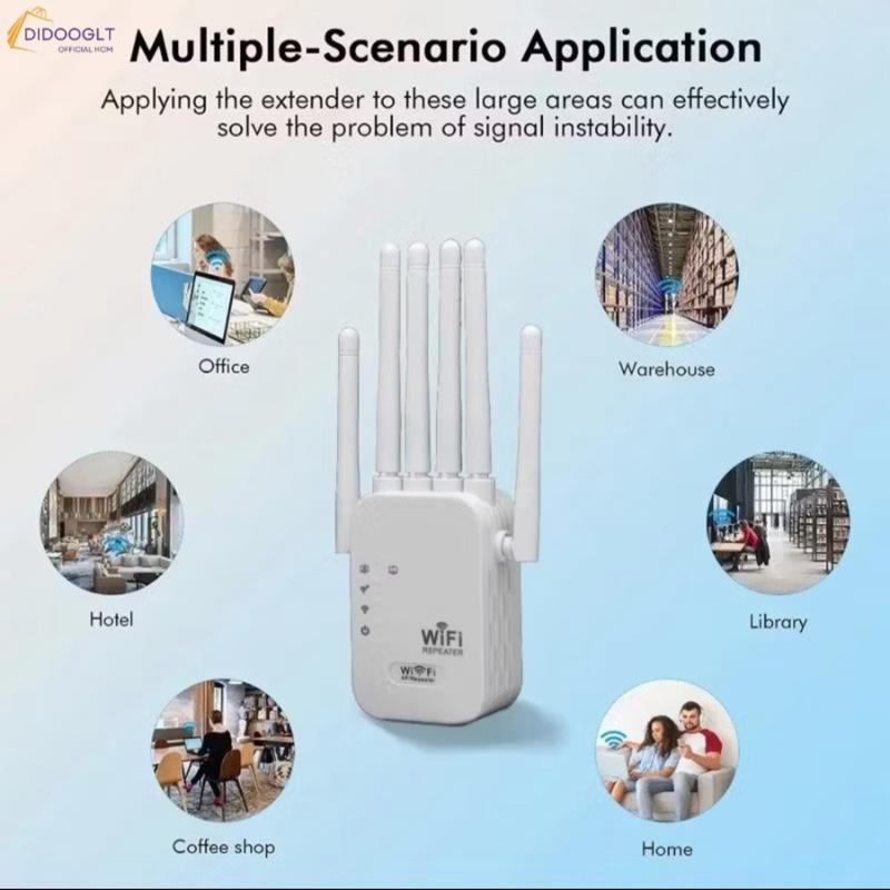  Bộ Kích Sóng Wifi 4 Râu 1200Mbps và 6 râu 1800Mbpd Tốc Độ CAo  Phát Xuyên Tường Mở Rộng Vùng Phủ Sóng Kết Nối Sóng Mạnh 