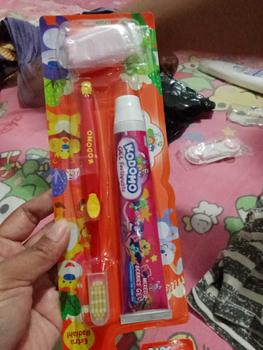 Product Review of KODOMO REGULER  ZIG ZAG 2 IN 1 PAKET SIKAT GIGI & ODOL/sikat gigi Reguler zigzag odol anak from A**6 0